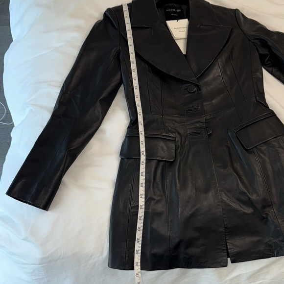 Massimo Dutti Leather Blazer - Picture 14 of 14